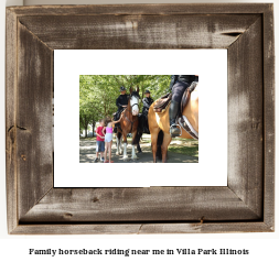 family horseback riding near me in Villa Park, Illinois